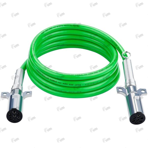 12" ABS 7-Way Coiled Cable